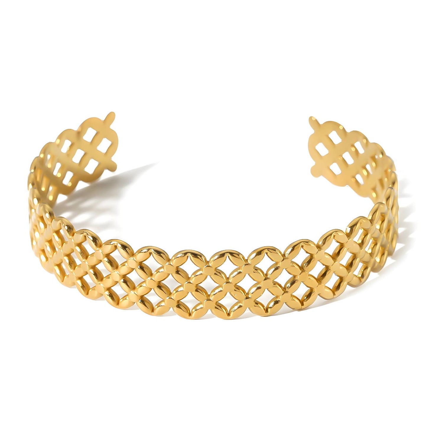Bracelet 18K Gold Plated Steel