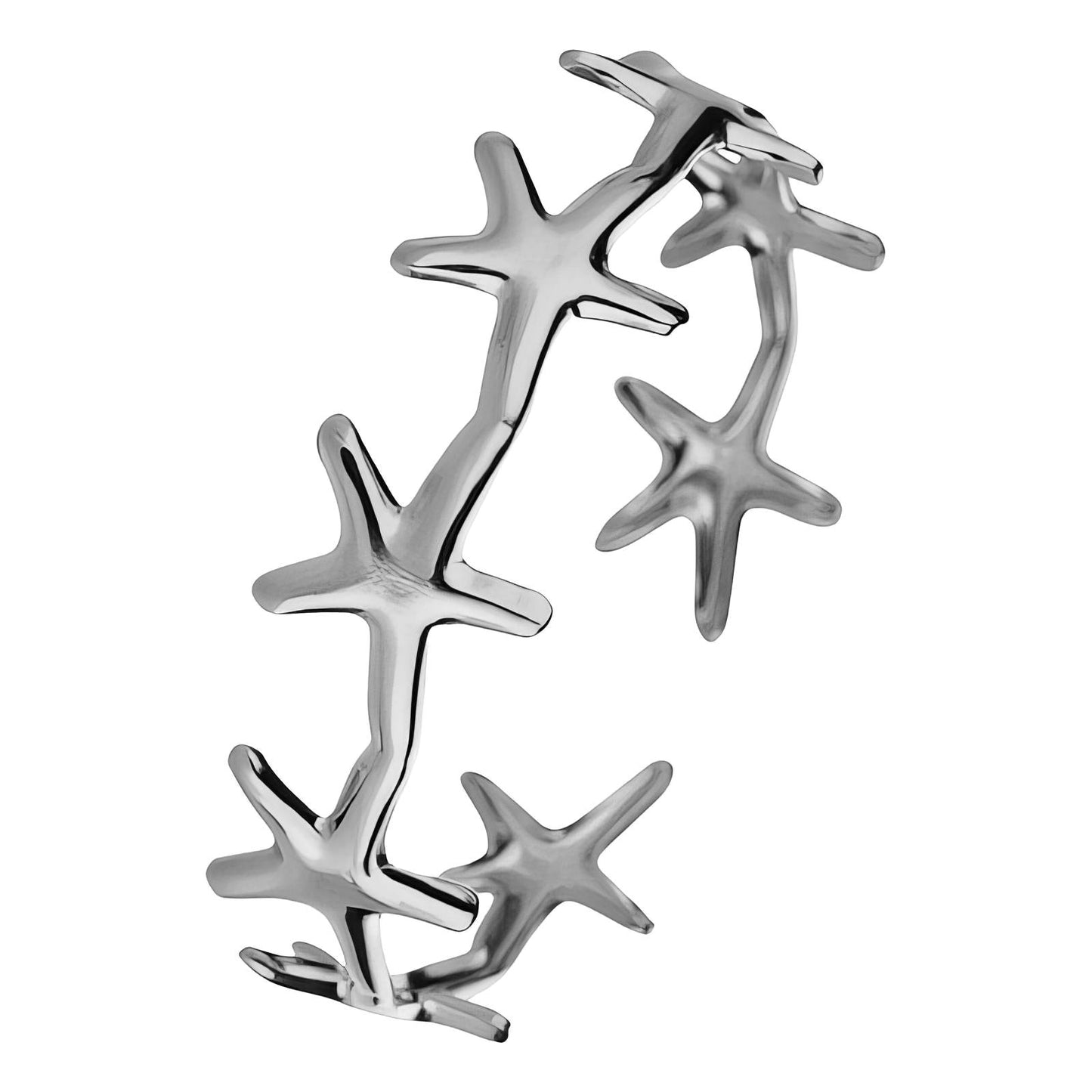 "Starfishes" Bracelet, Stainless Steel