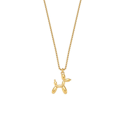 Zodiac Animal Stainless Steel 18k Gold Plated Necklaces