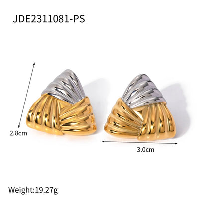 Triangle Stainless Steel Earrings