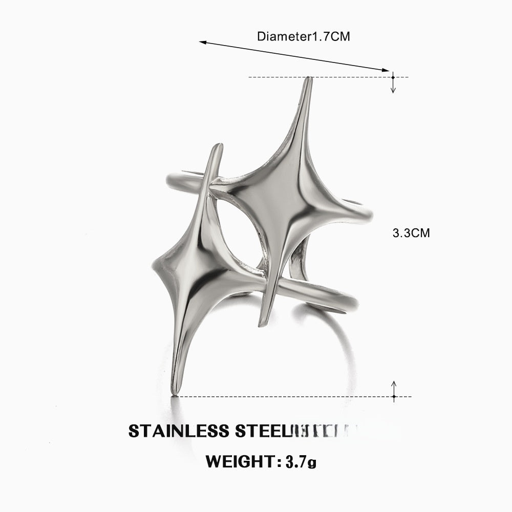 Star Ring Stainless Steel