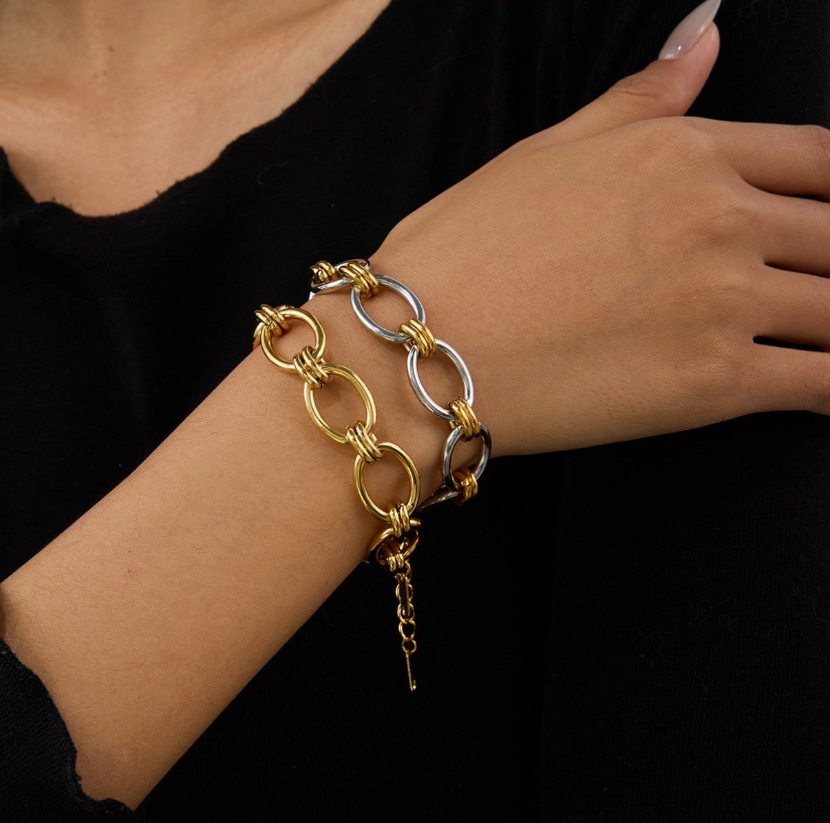 Chunky Chain Bracelet Stainless Steel