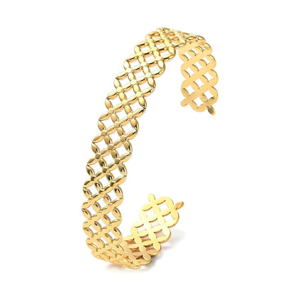 Bracelet 18K Gold Plated Steel