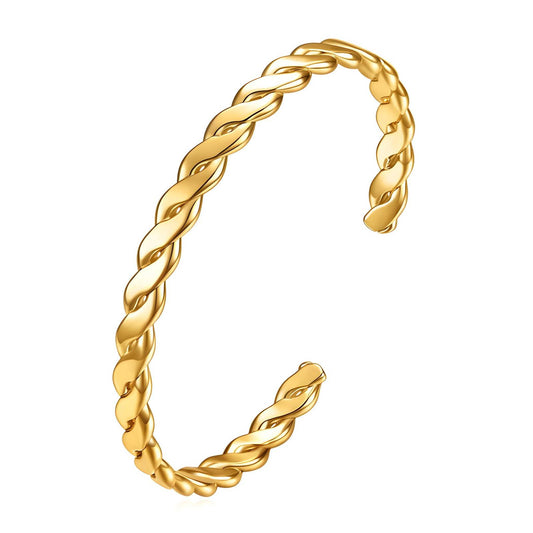 Bracelet 18K Gold Plated Steel