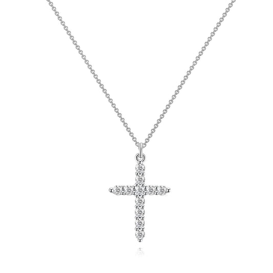 "Crosses" Necklace, Stainless Steel