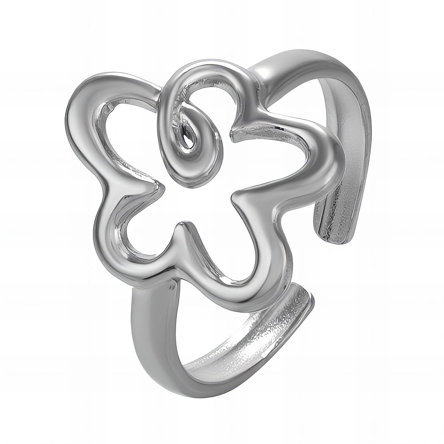"Flower" Ring, Stainless Steel