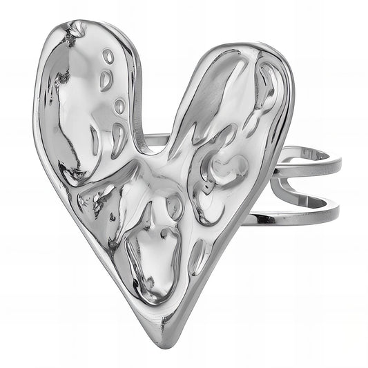 "Heart" Ring, Stainless Steel