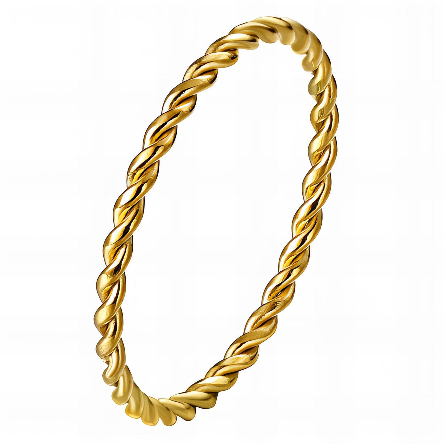 Ring, 18K Gold Plated Steel