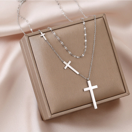 Cross Stainless Steel Necklace