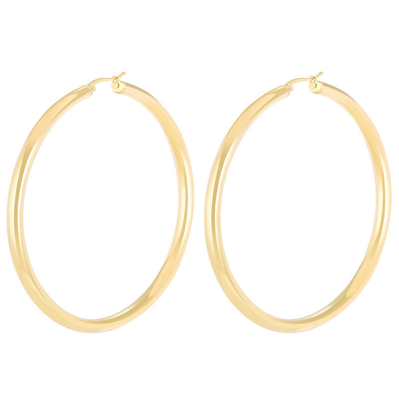 Hoops 18K Gold Plated Steel