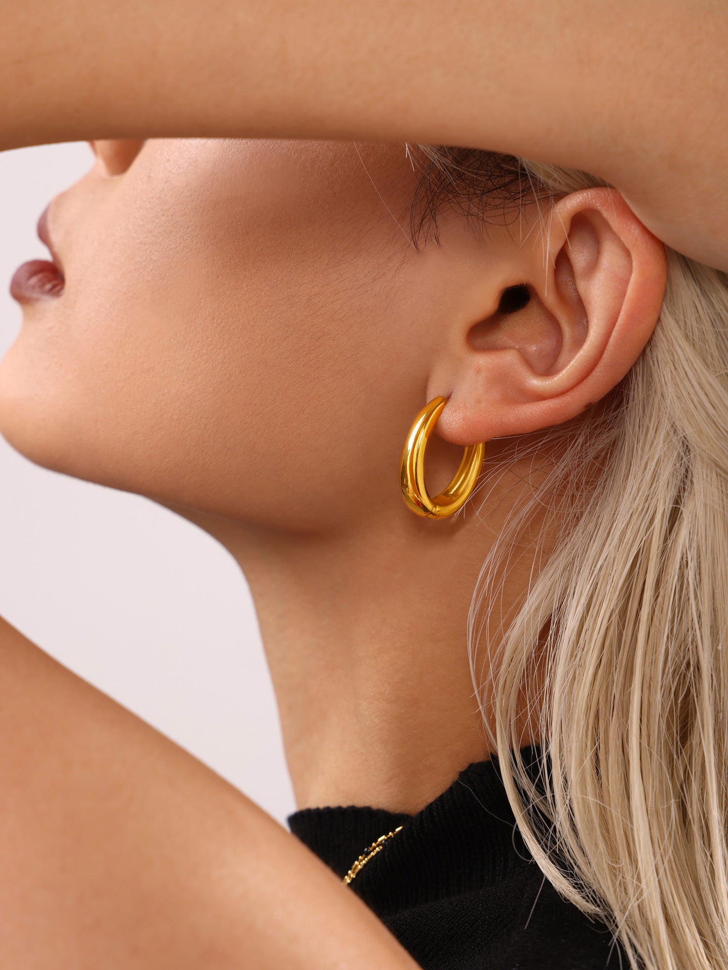 Hoop Earrings Stainless Steel