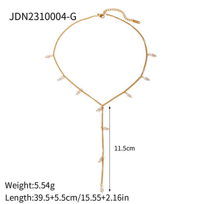 Fresh Water Pearl 18K Gold Plated Necklace