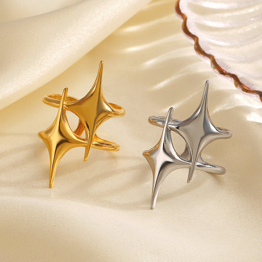 Star Ring Stainless Steel
