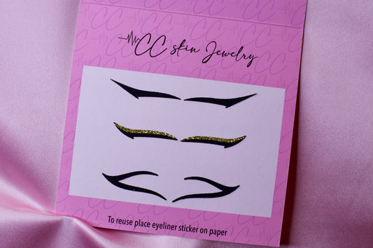 Eyeliner Stickers- Gold Pack